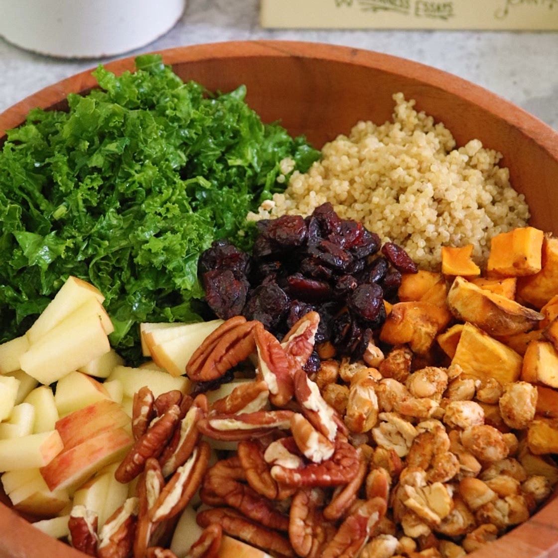 Vegan Fall Harvest Salad (gluten free)