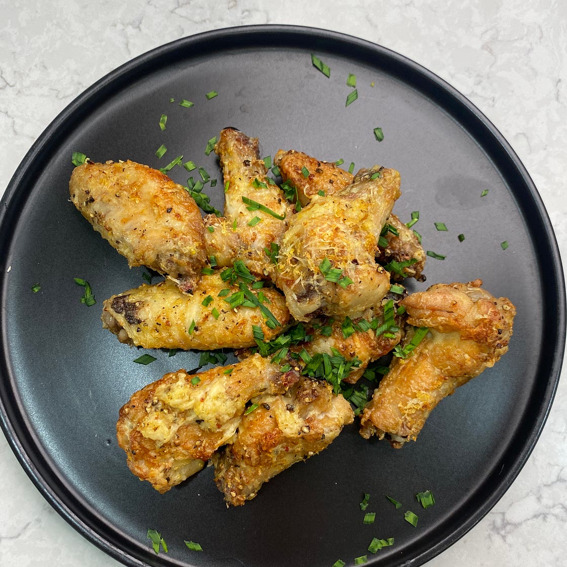 Lemon Pepper Parmesan Wings