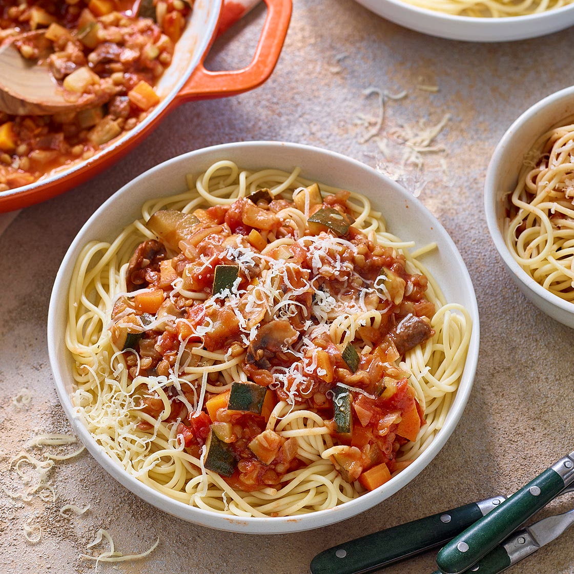Budget veggie bolognese