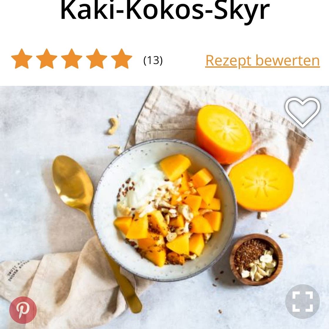 Kaki - Kokos - Skyr
