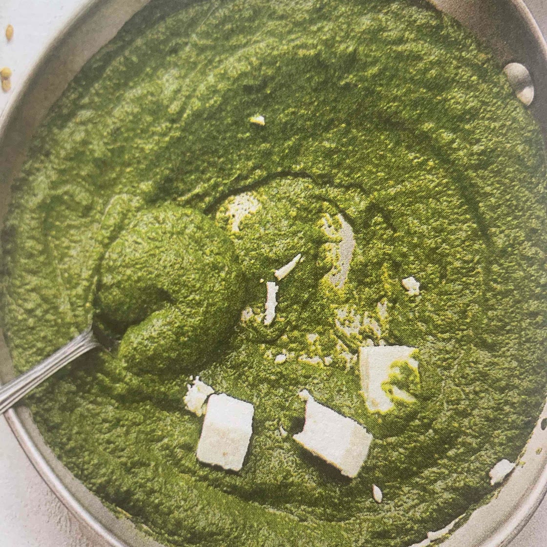 Indian-ish Saag with Feta