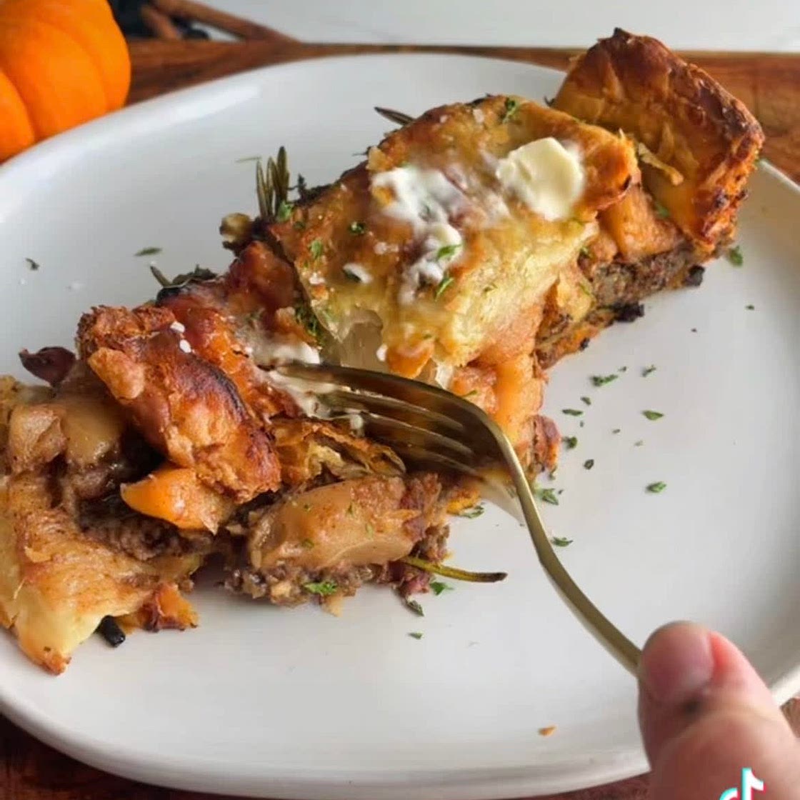 Fall inspired pie 