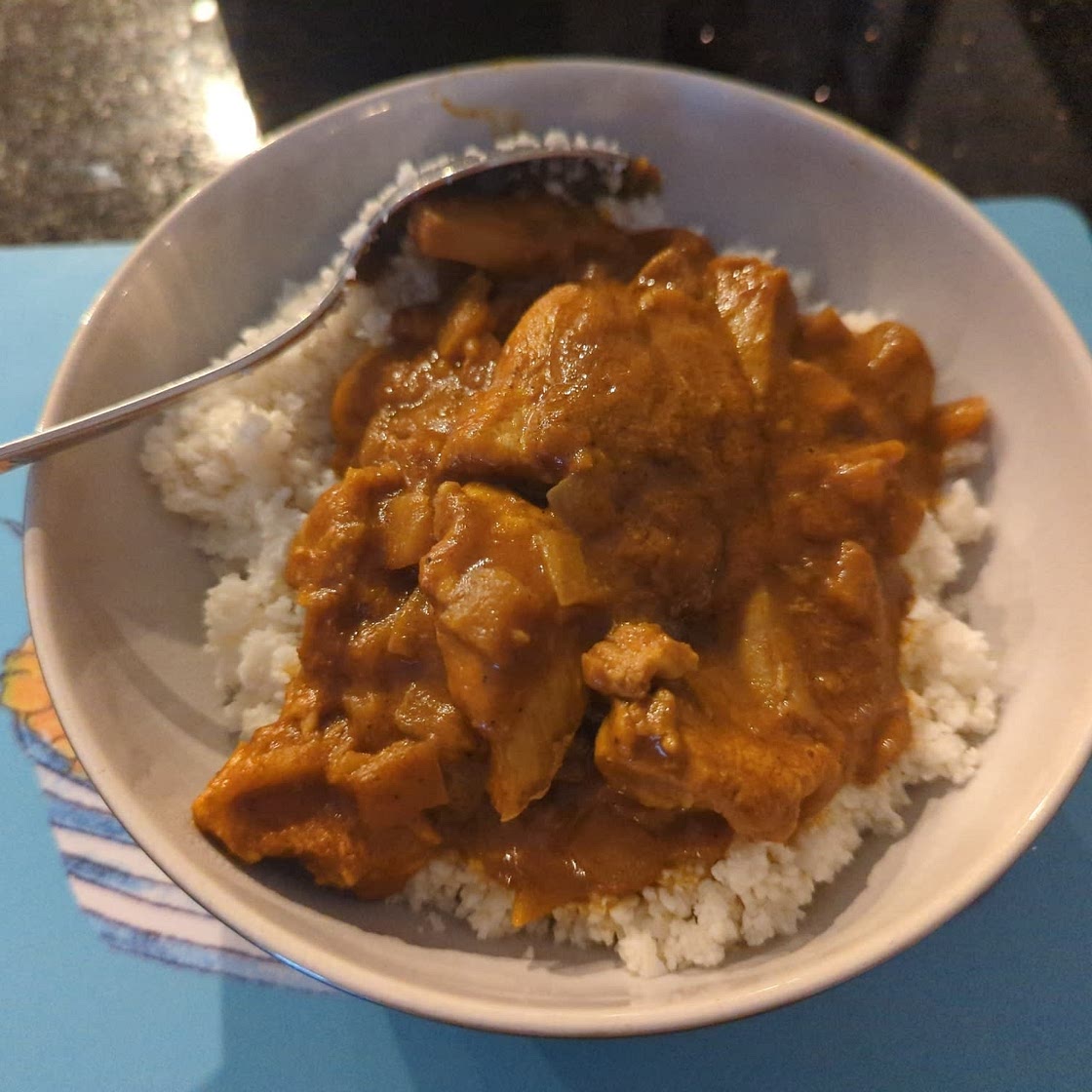 Butter Chicken and Cauliflower Rice