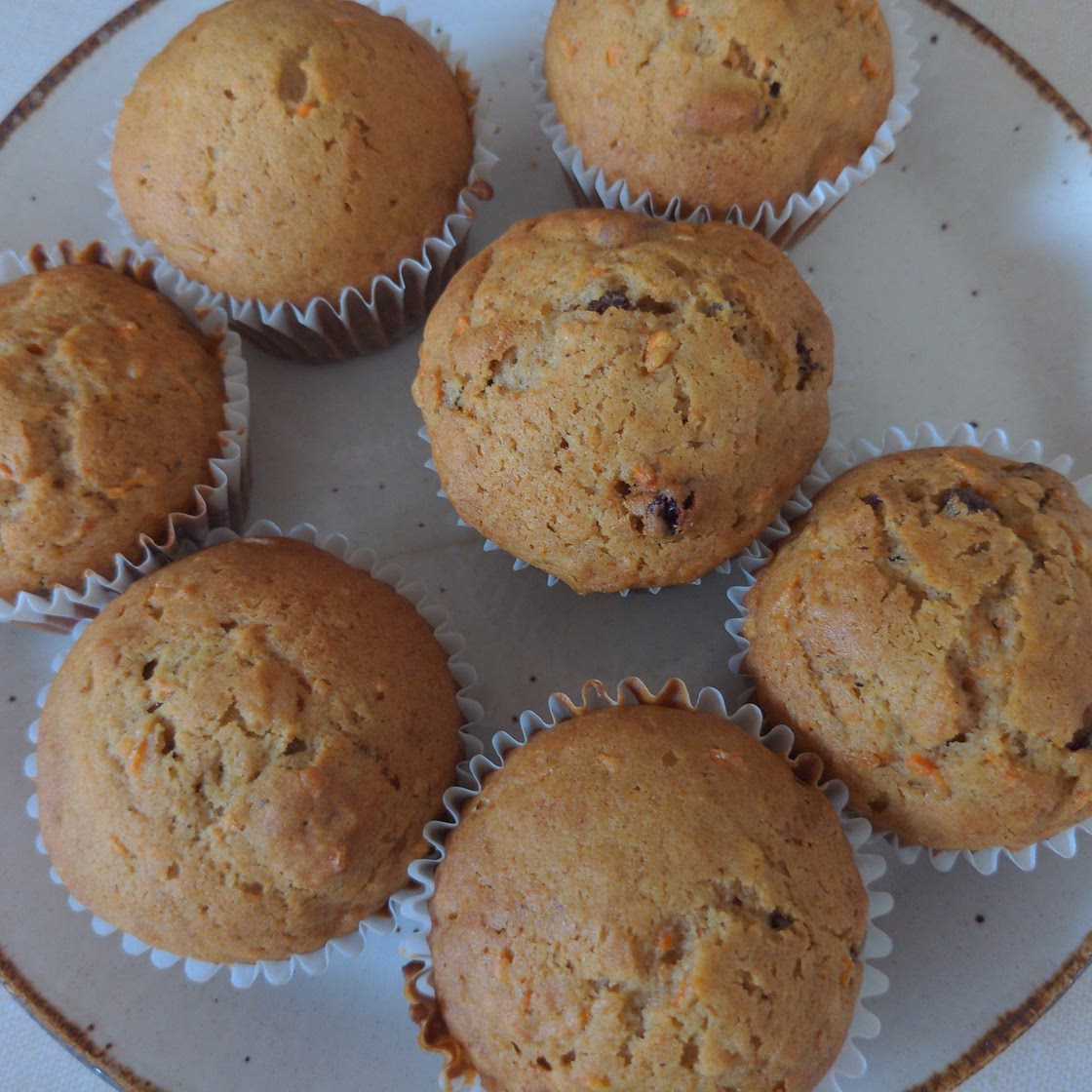 Muffins aux carottes et aux épices