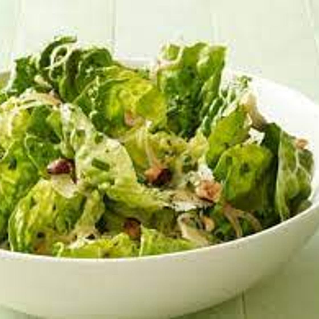 Salad with High Protein Yogurt Dressing
