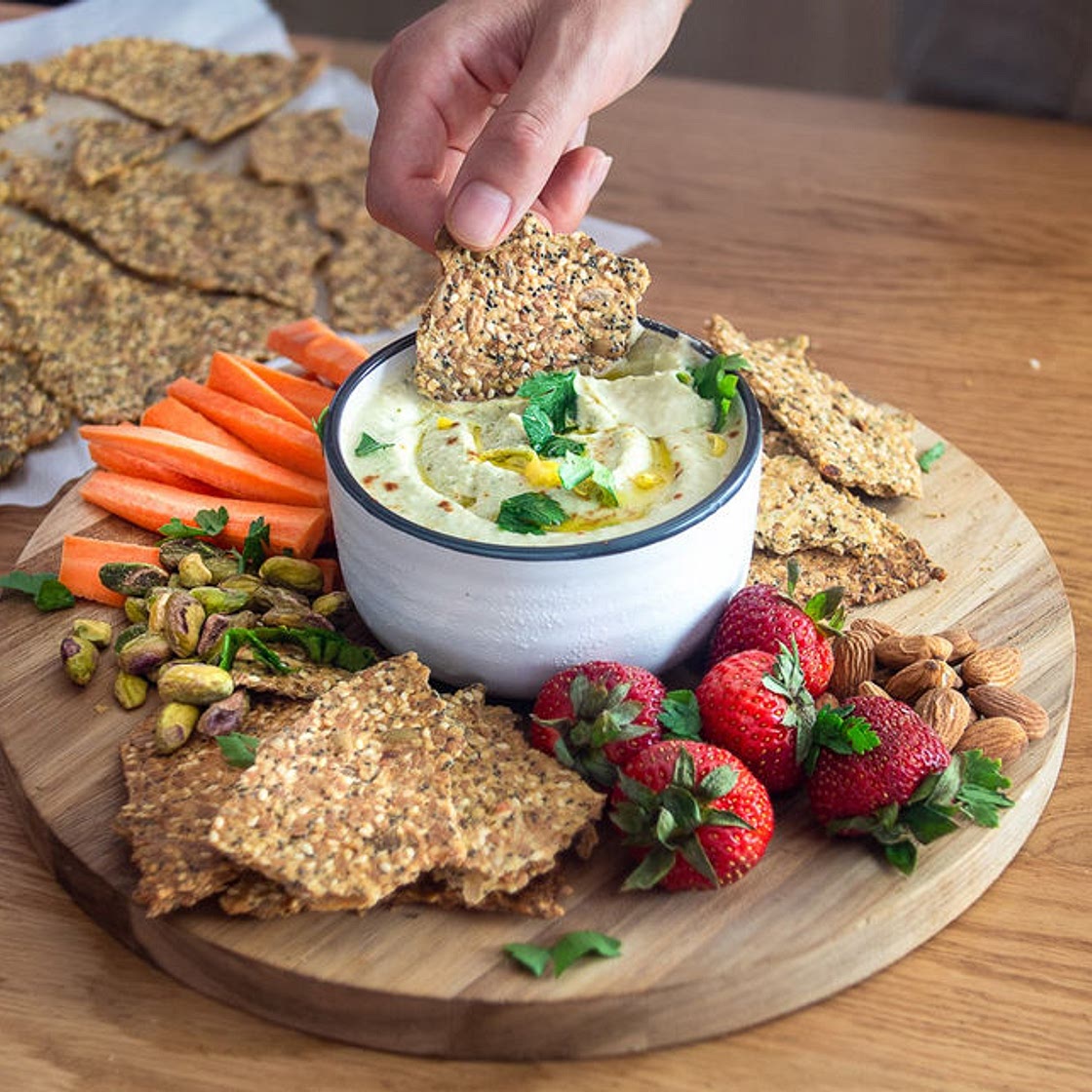 HEALTHY SEEDED CRACKERS