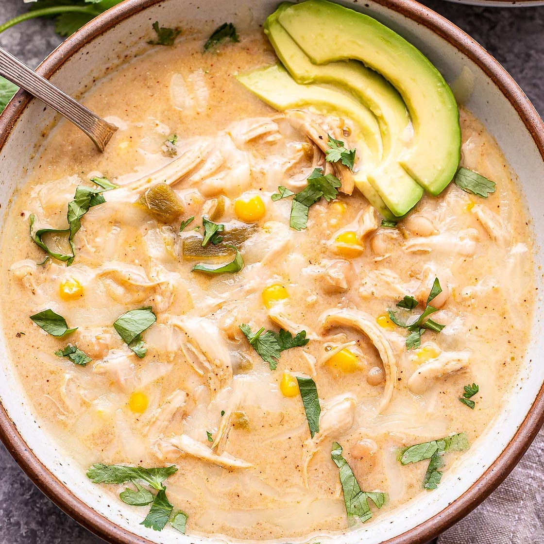 Chicken crock pot green enchilada soup