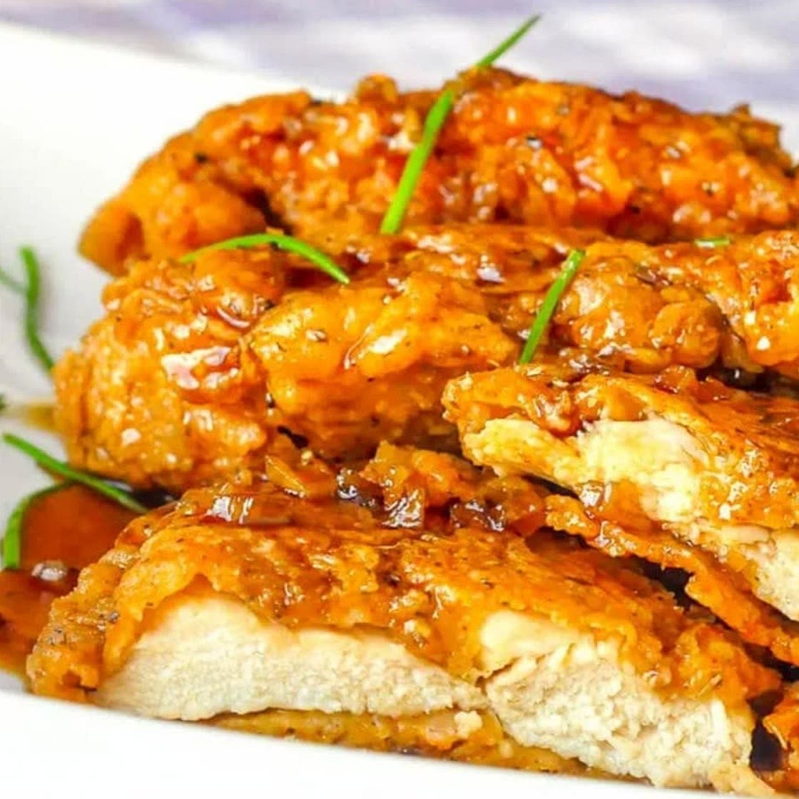 Double Crunch Honey Garlic Chicken Breasts