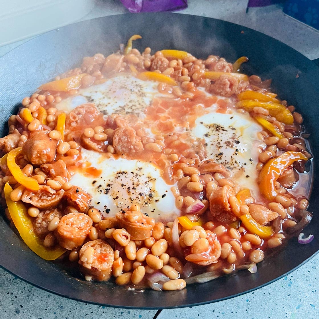 Baked bean shakshuka