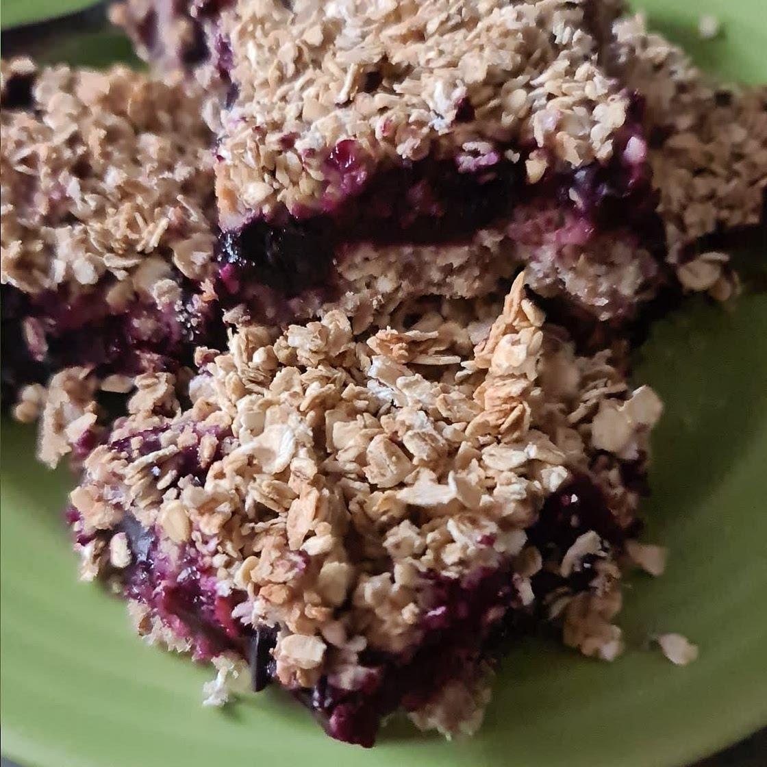 5 ingredient Blueberry Oat Breakfast Bars {vegan, sugar-free, oil-free, gluten-free}