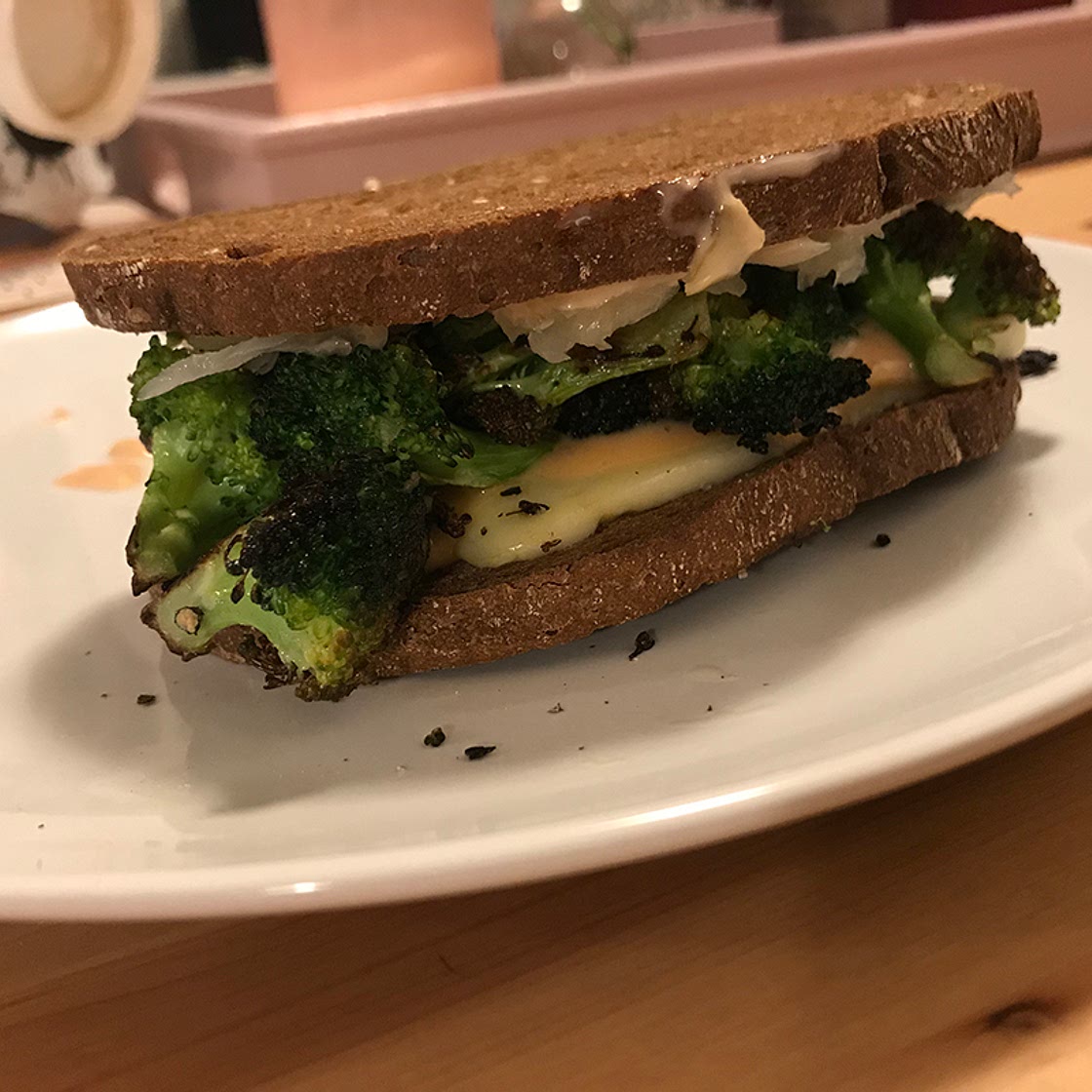 Broccoli Rueben Sandwich 