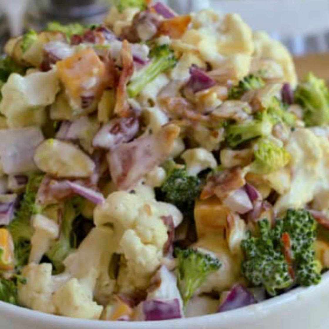 BROCCOLI CAULIFLOWER SALAD
