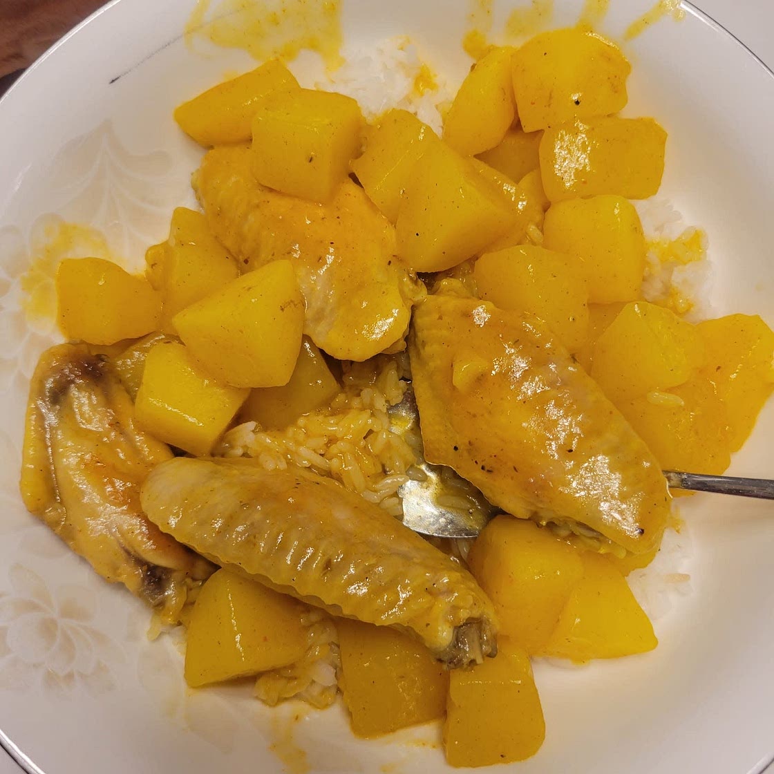 Curry Chicken Potato rice - Chinese style 