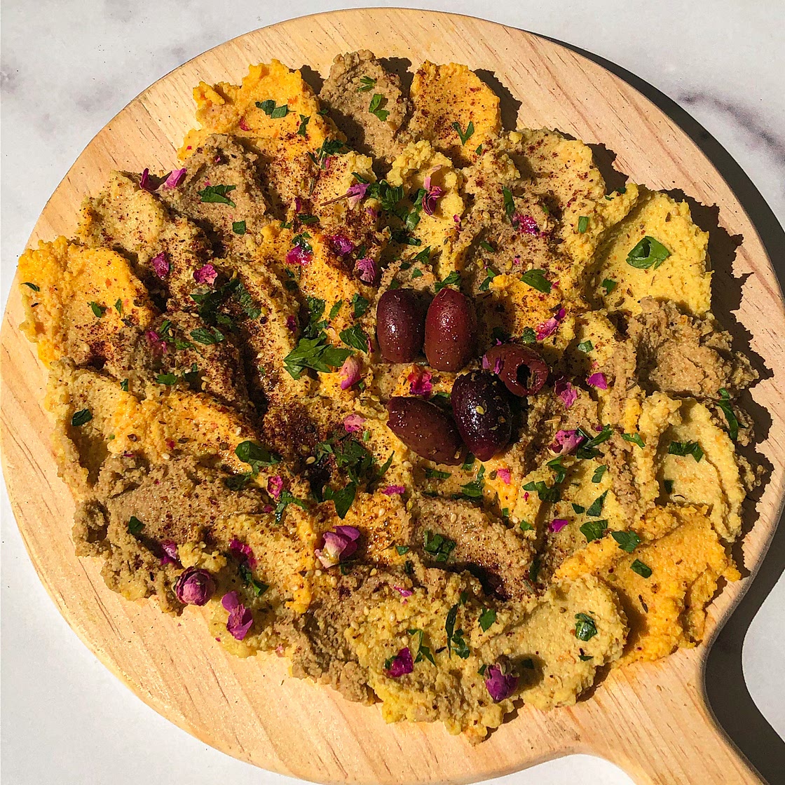 How to make a hummus board