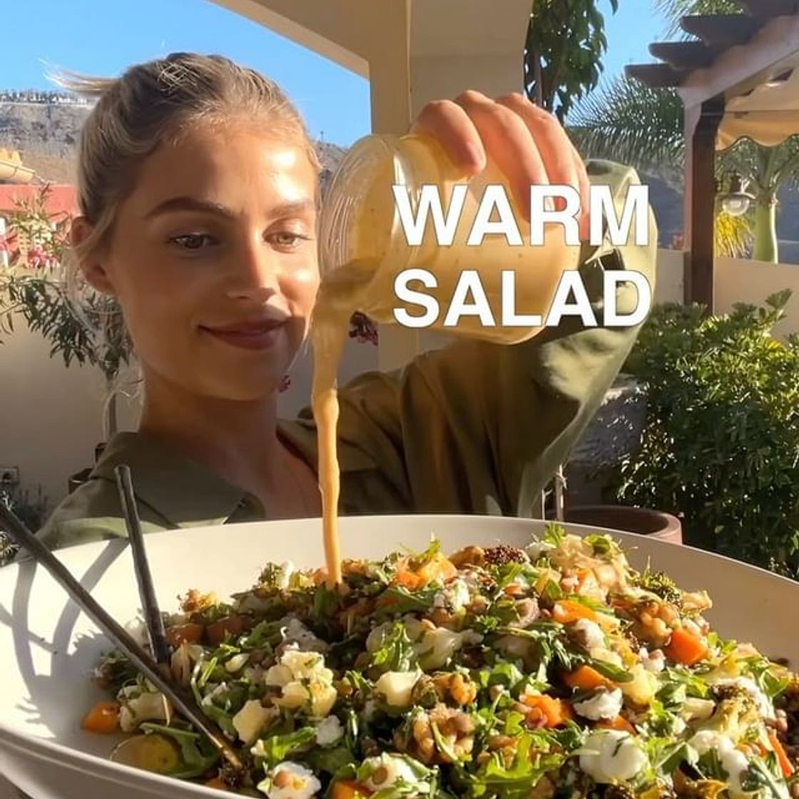 Warm salad 