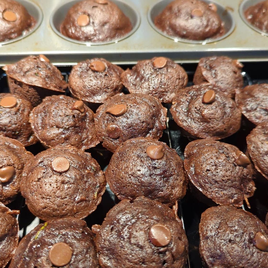 Chocolate Zucchini Muffins