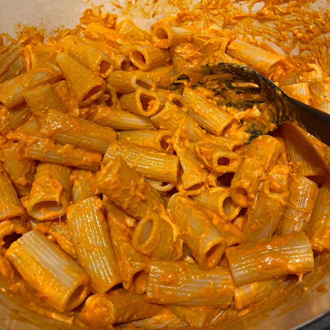 Cheesy Orange Pasta