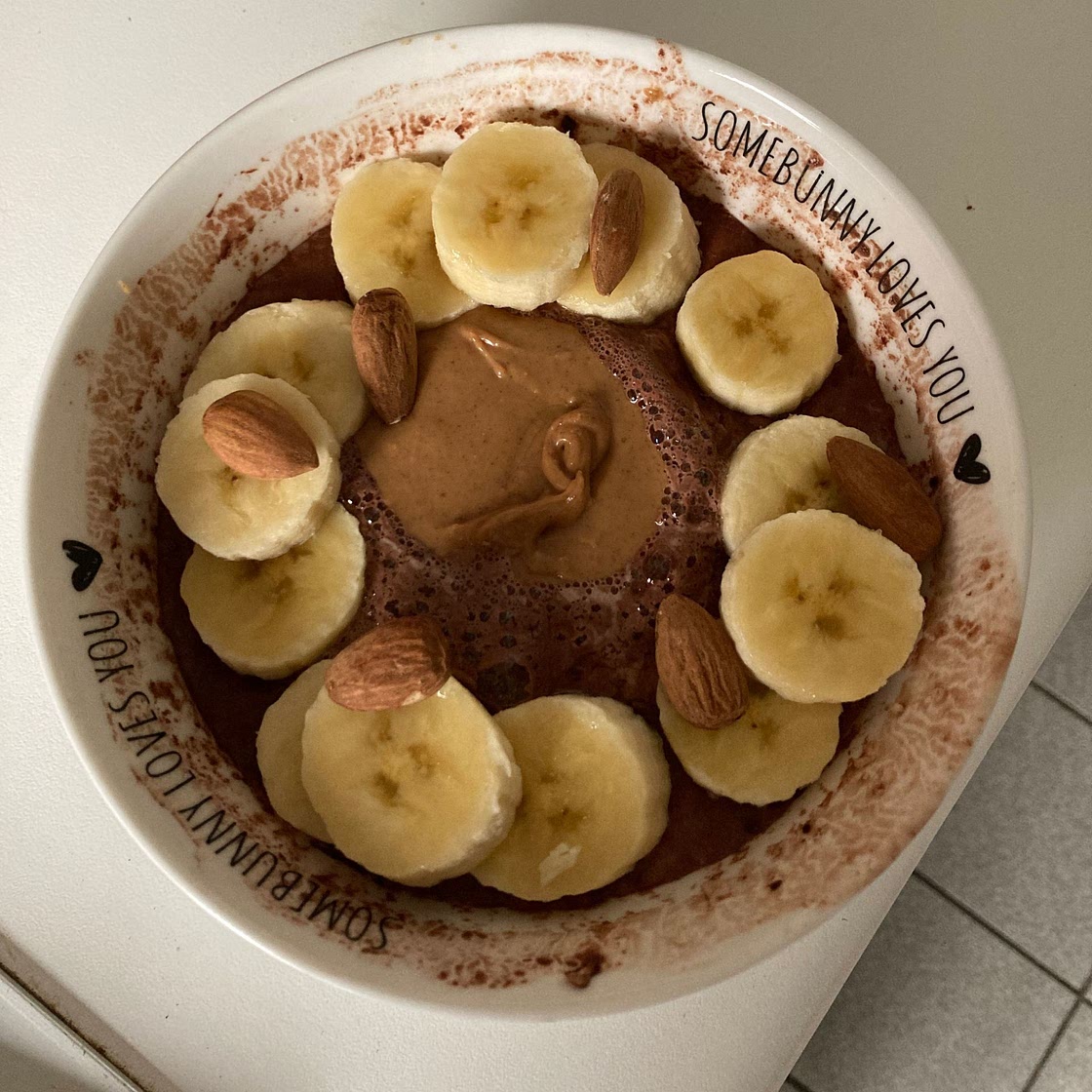 Chocolate Peanut Butter Overnight Oats