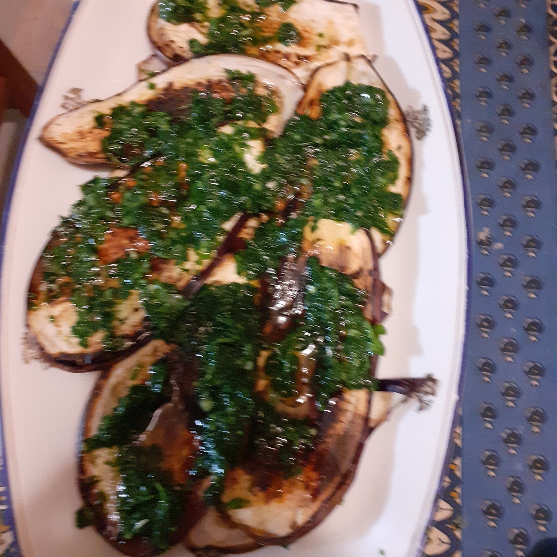 Aubergines grillées