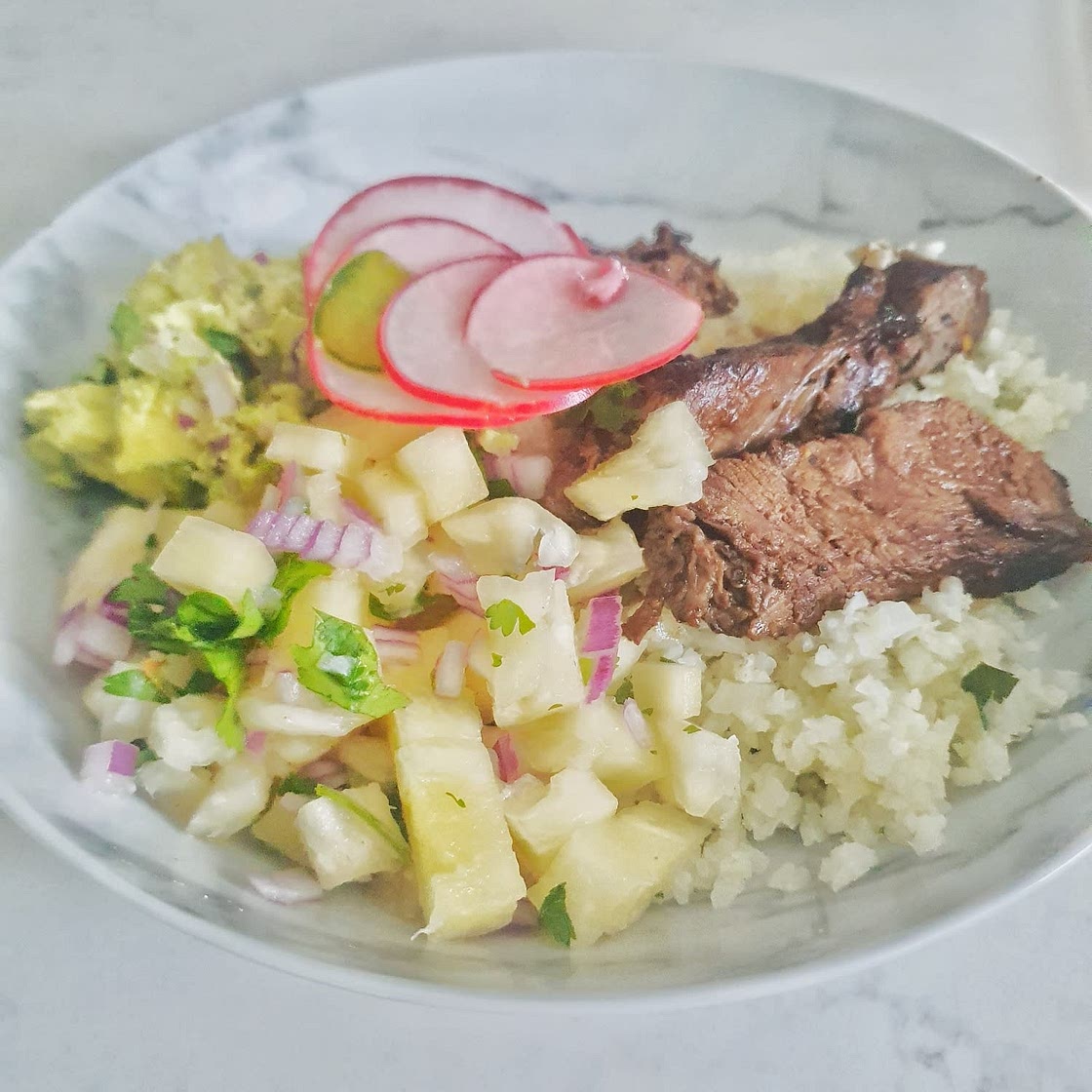 Steak Taco Bowls (Street Taco Inspired, Whole30, Paleo)