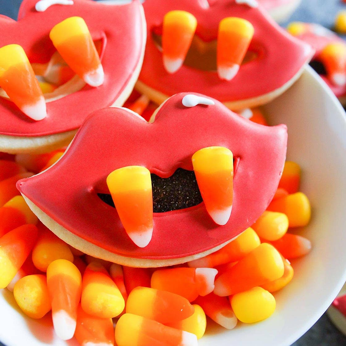 Fang Decorated Sugar Cookies
