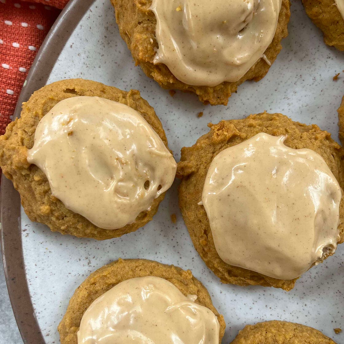 Soft Baked Peanut Butter Pumpkin Cookies (GF)