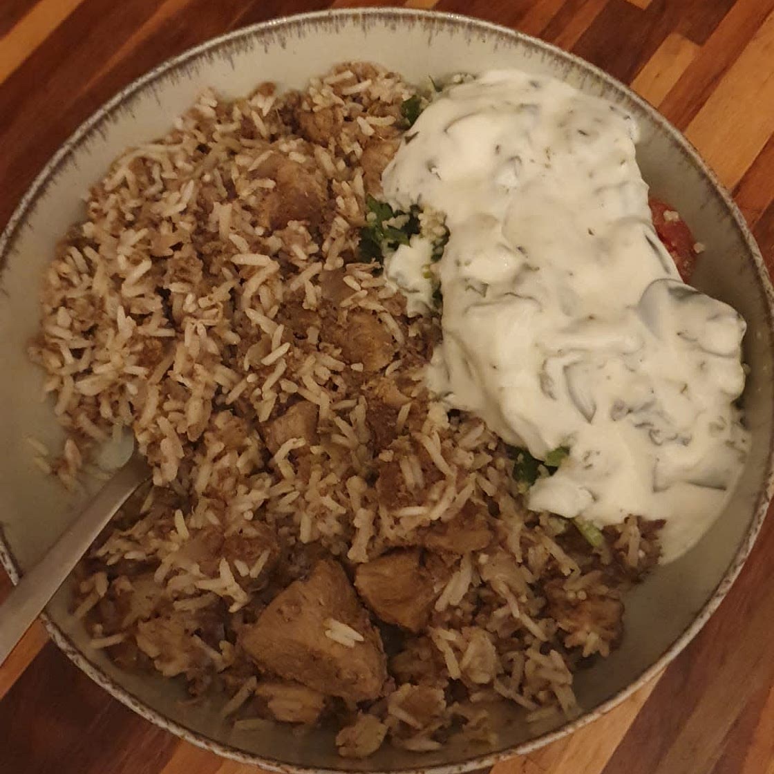 Spiced lamb pilao