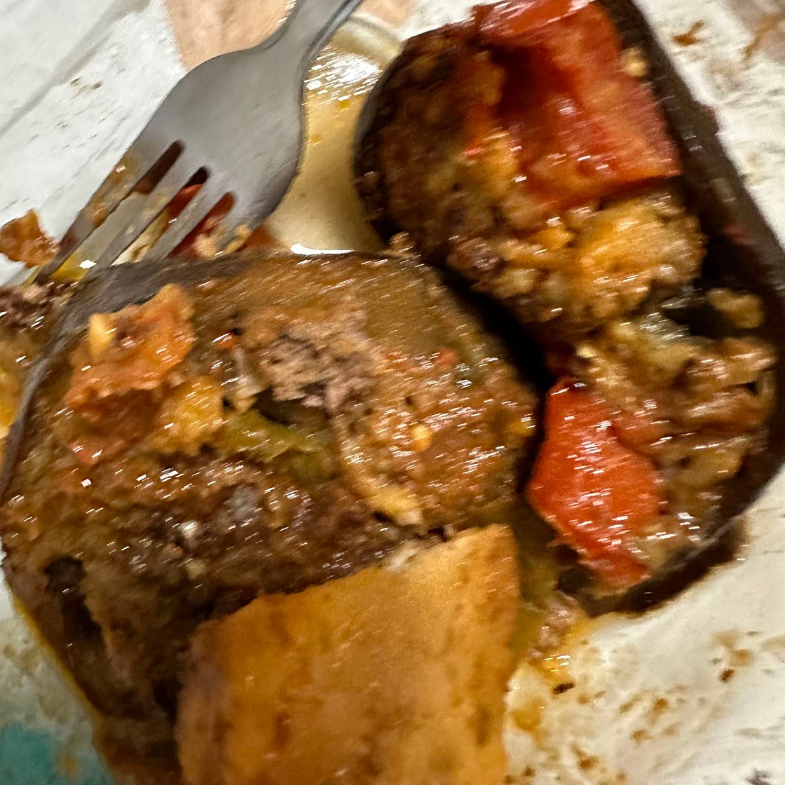 Beef and aubergine casserole