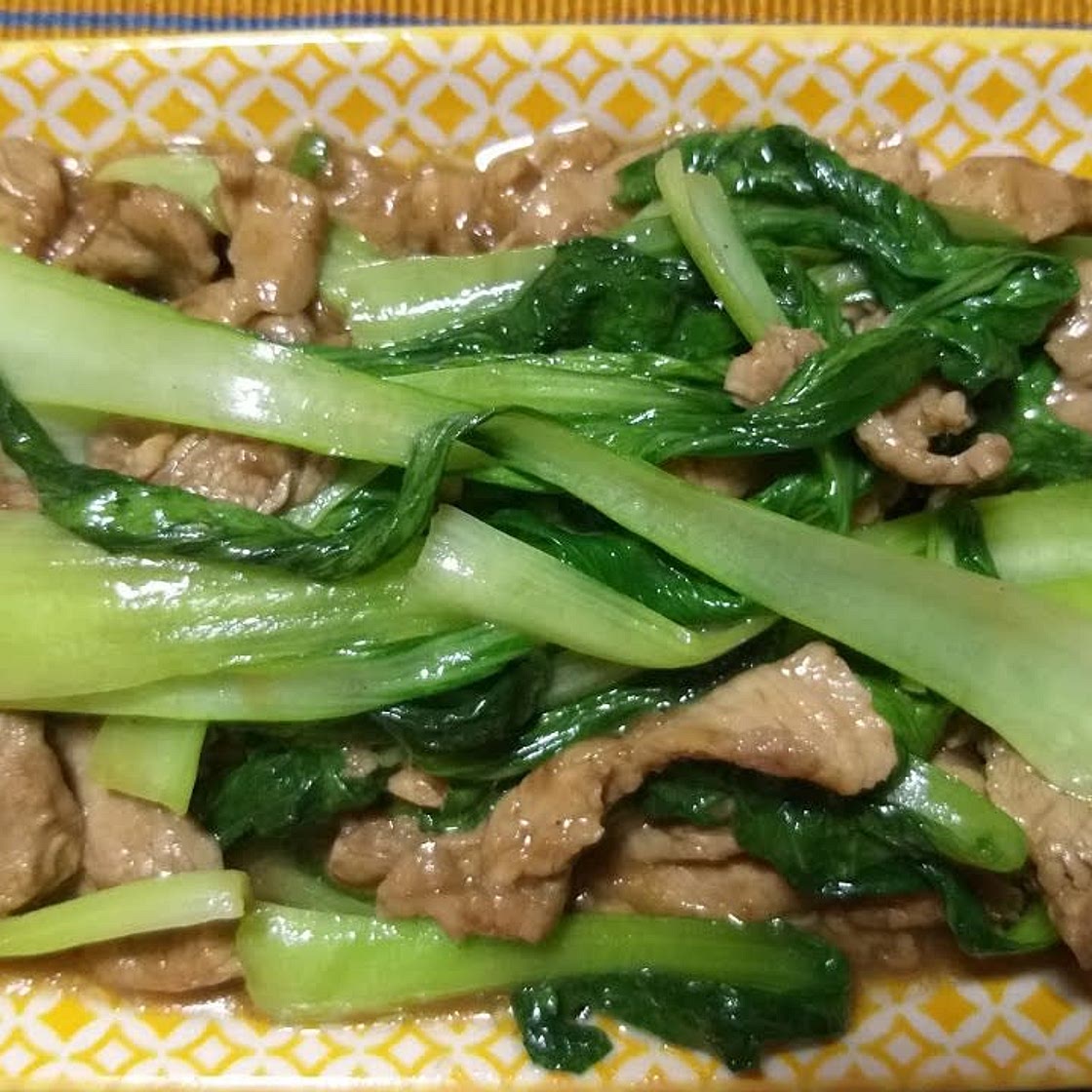 Pork Stir Fry With Bok Choy