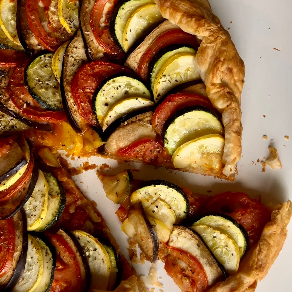 Fall Ratatouille Galette