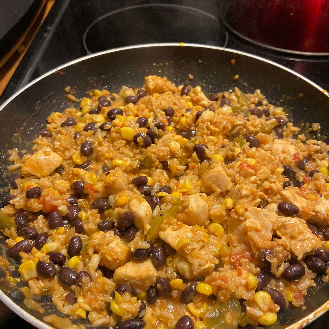 Chicken Burrito Skillet