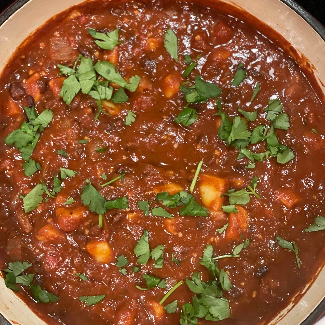 Sweet Potato & Black Bean Chili