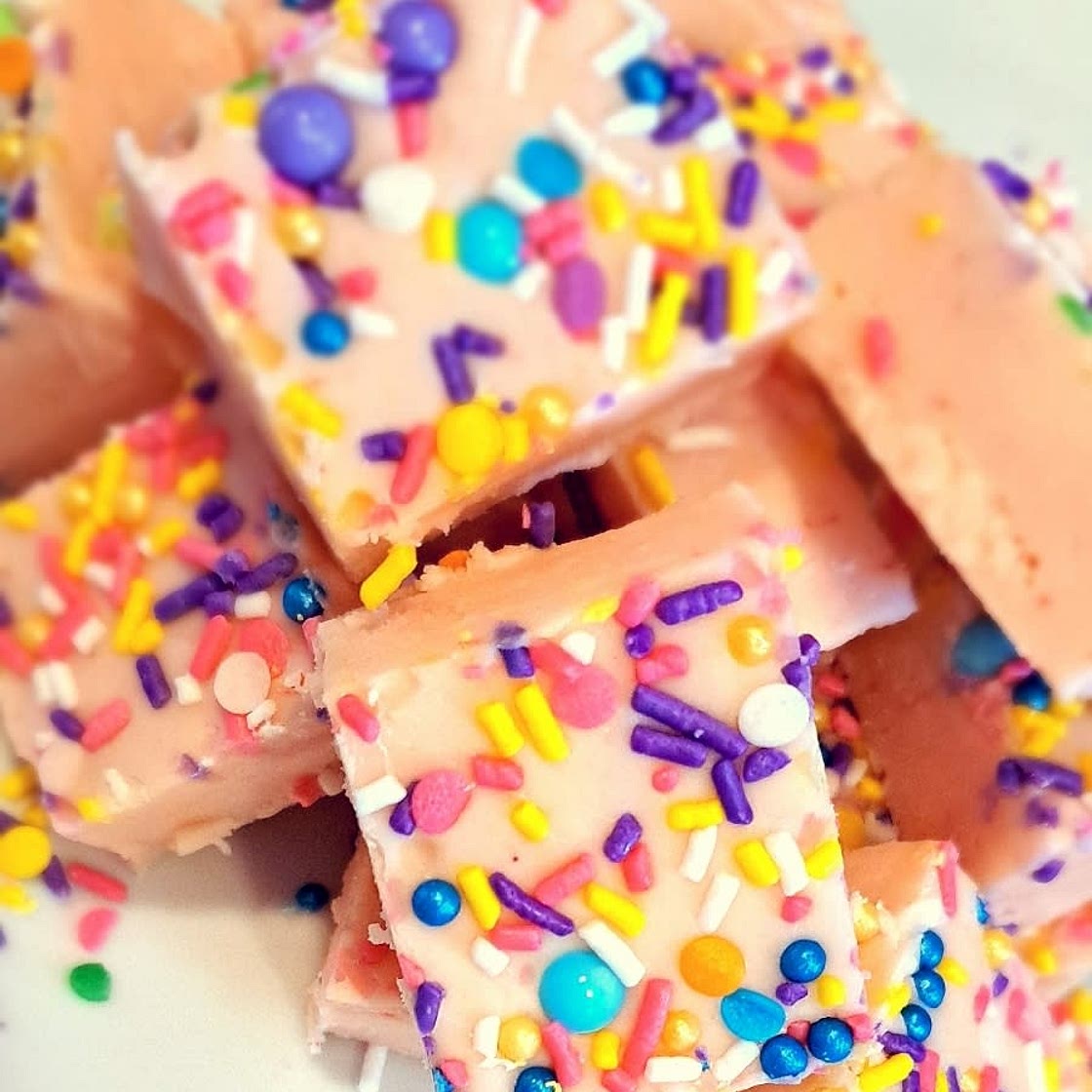 Pink Lemonade Fudge