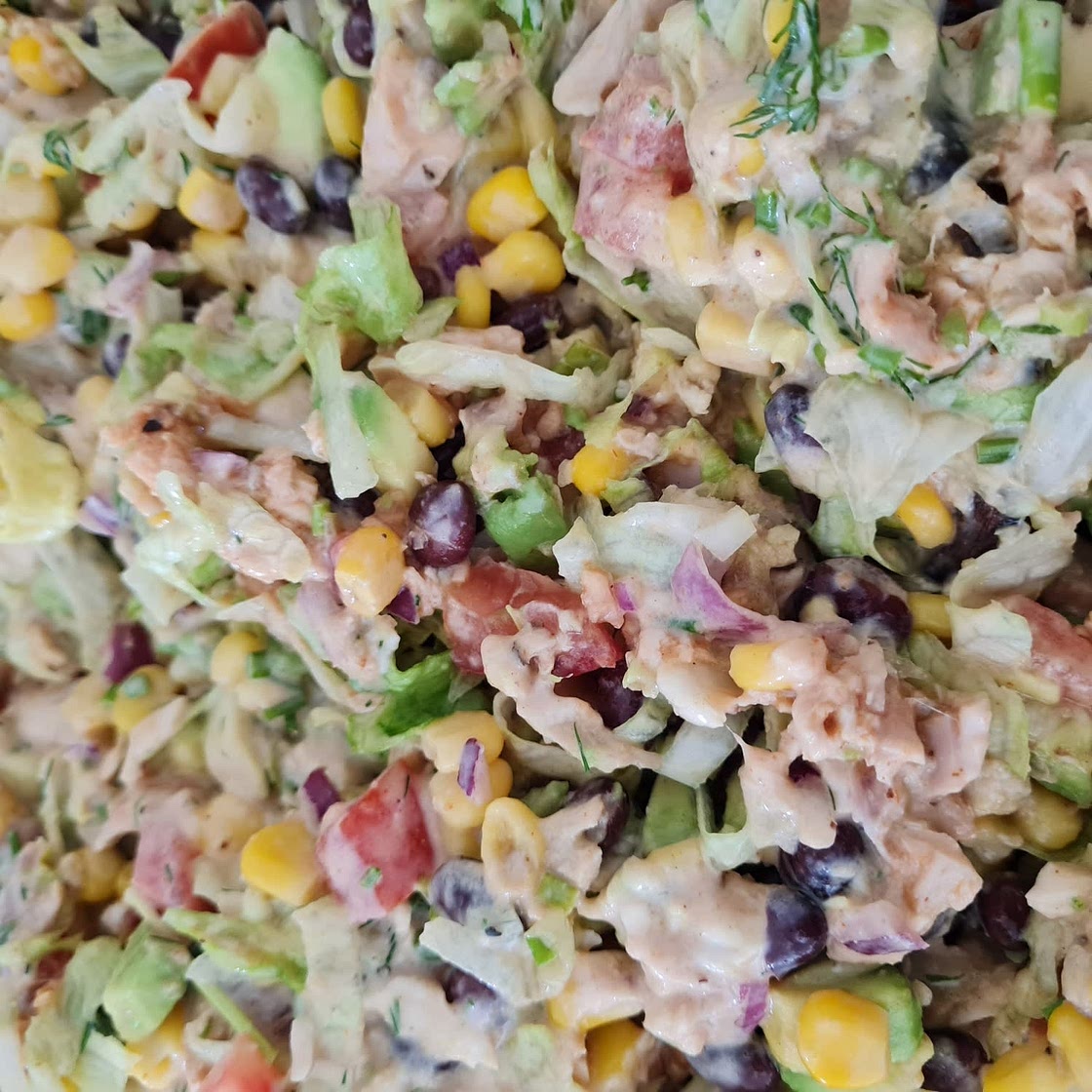 BBQ Chicken Ranch Salad