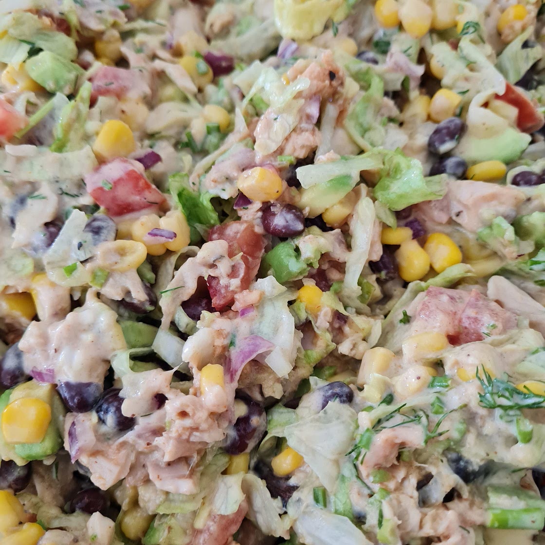 BBQ Chicken Ranch Salad