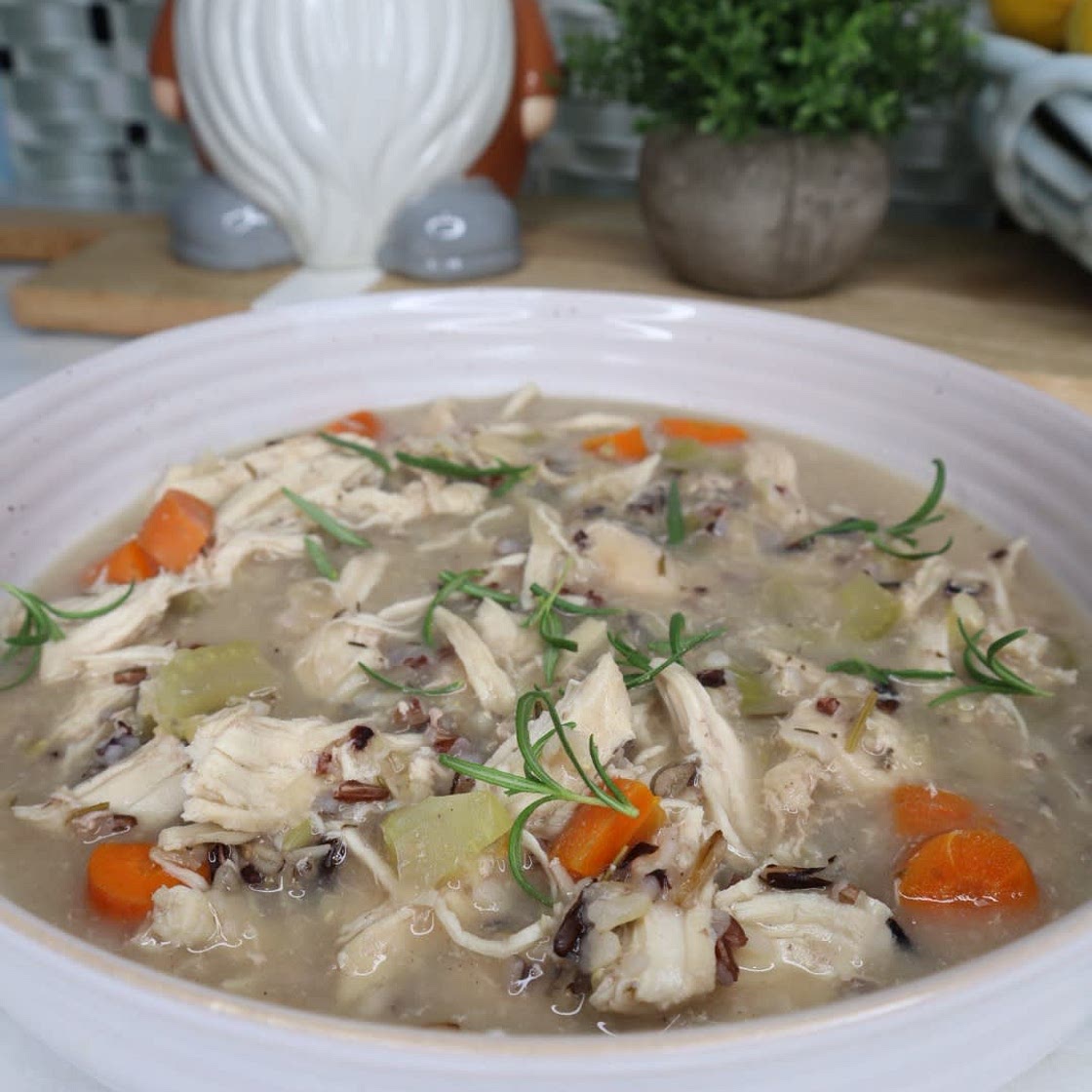 Crock Pot Chicken & Wild Rice Soup