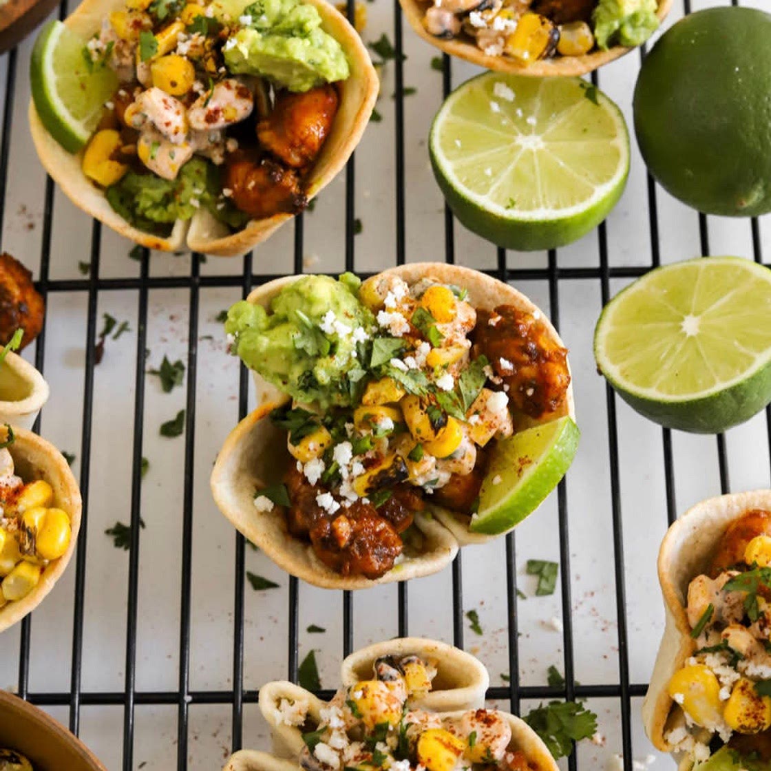 Elote Shrimp Cups
