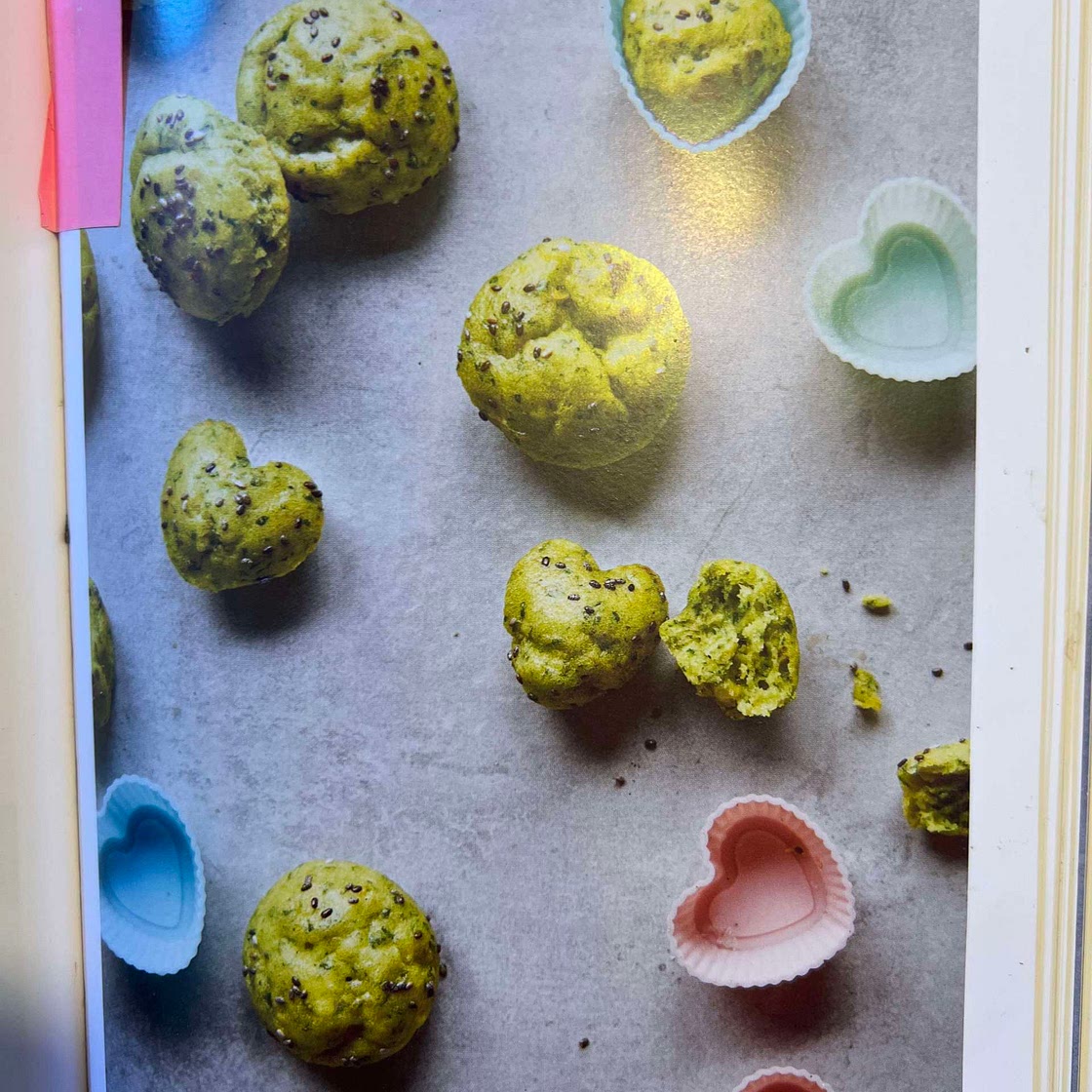 Spinach, Banana and Sweetcorn Mini Muffins