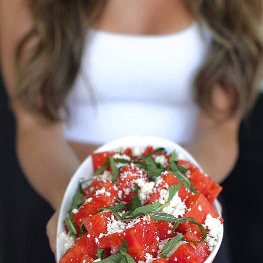 Refreshing WATERMELON salad 