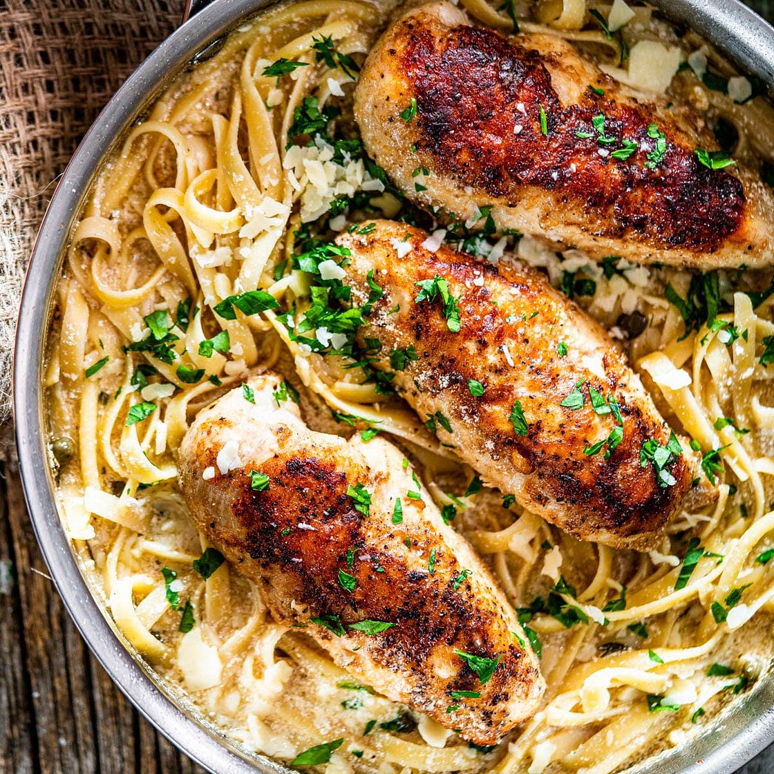 Creamy Lemon Chicken Piccata (Italian)