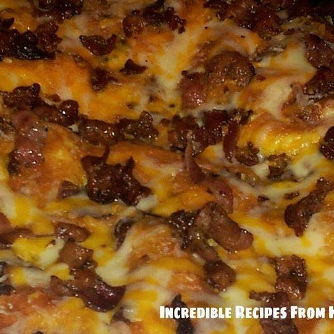 Sunday Morning Bacon, Egg & Cheese Biscuit Bake