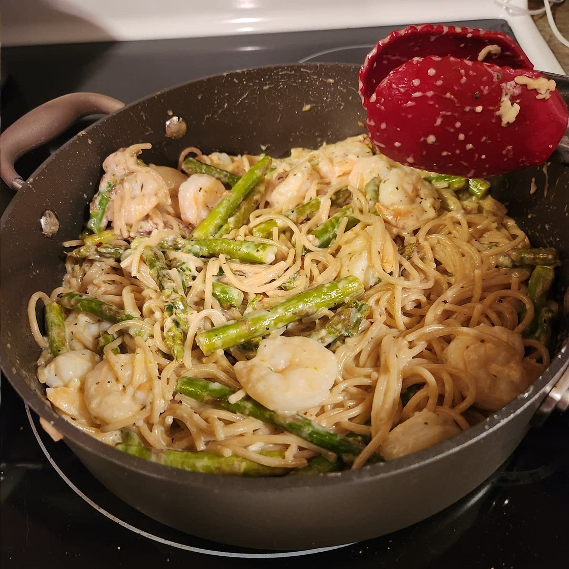 Lemon Garlic Shrimp Pasta