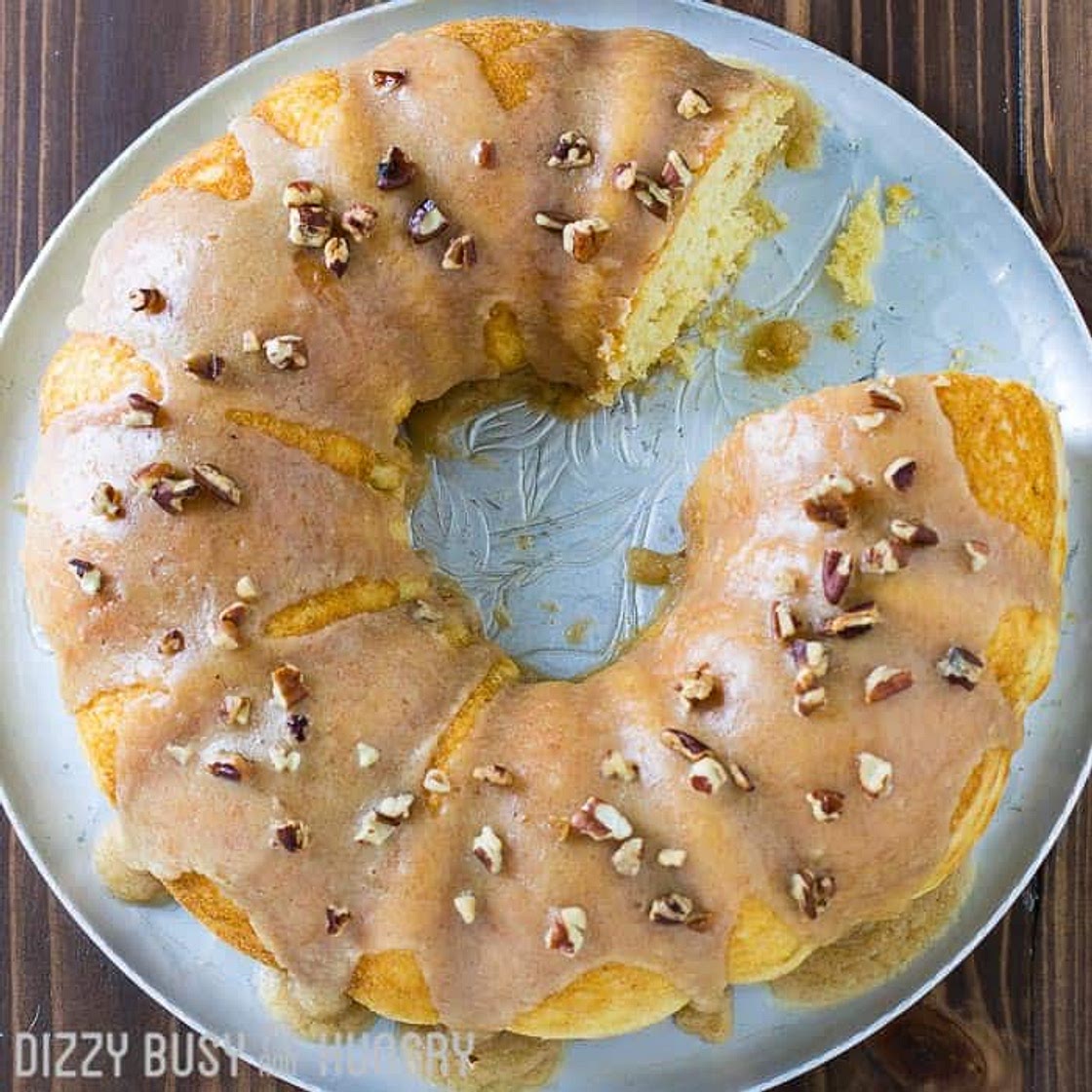 Pancake Mix Cake With Graham Crackers