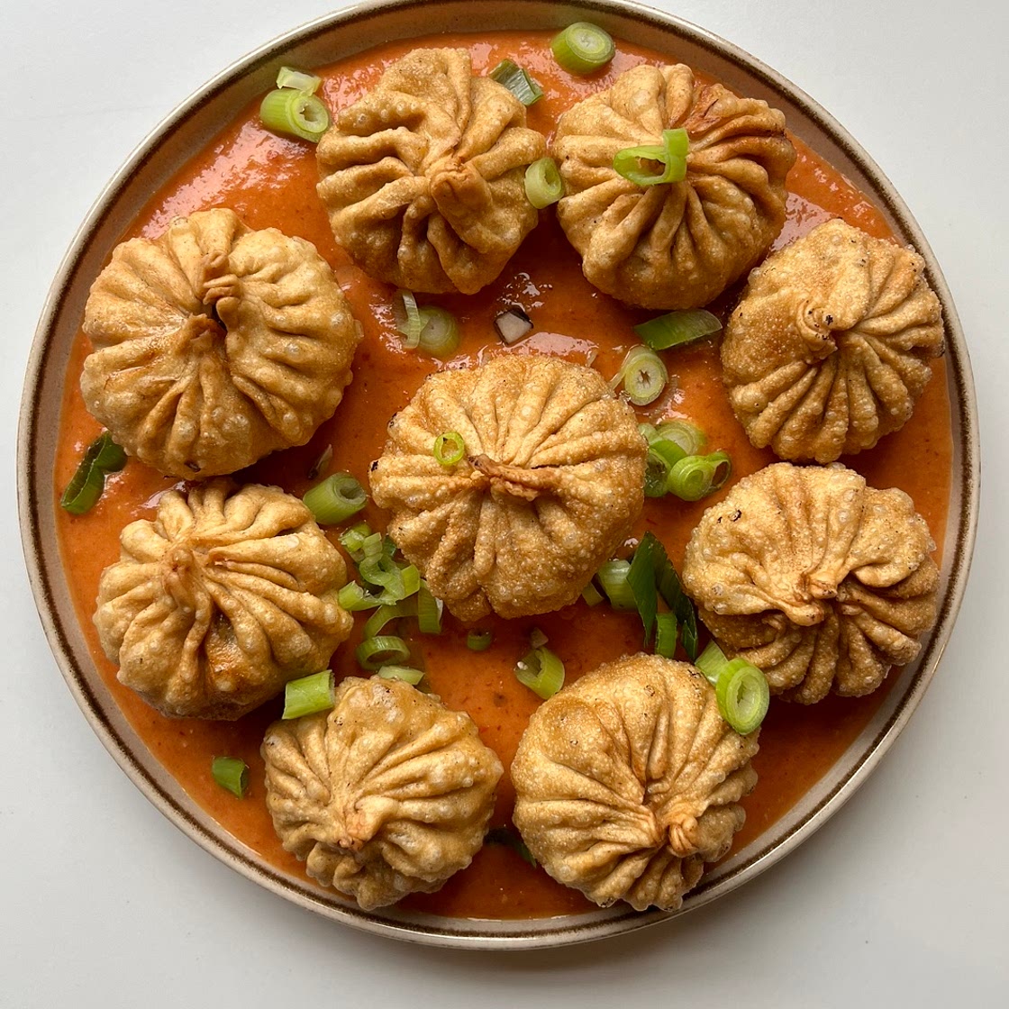 Fried Momo [Vegan Dumplings]