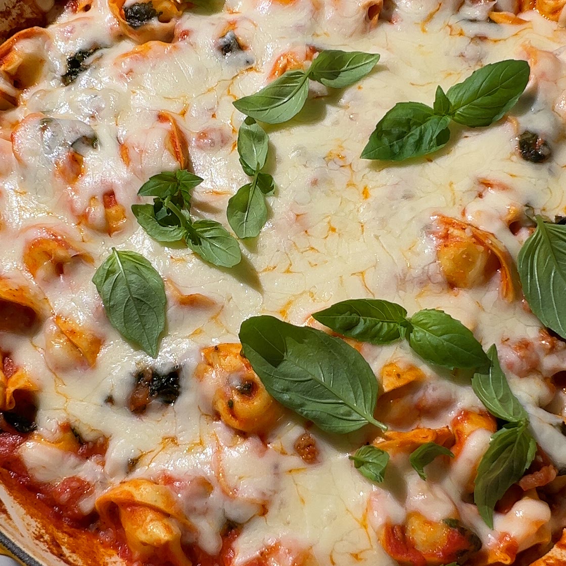 Creamy Tortellini Bake