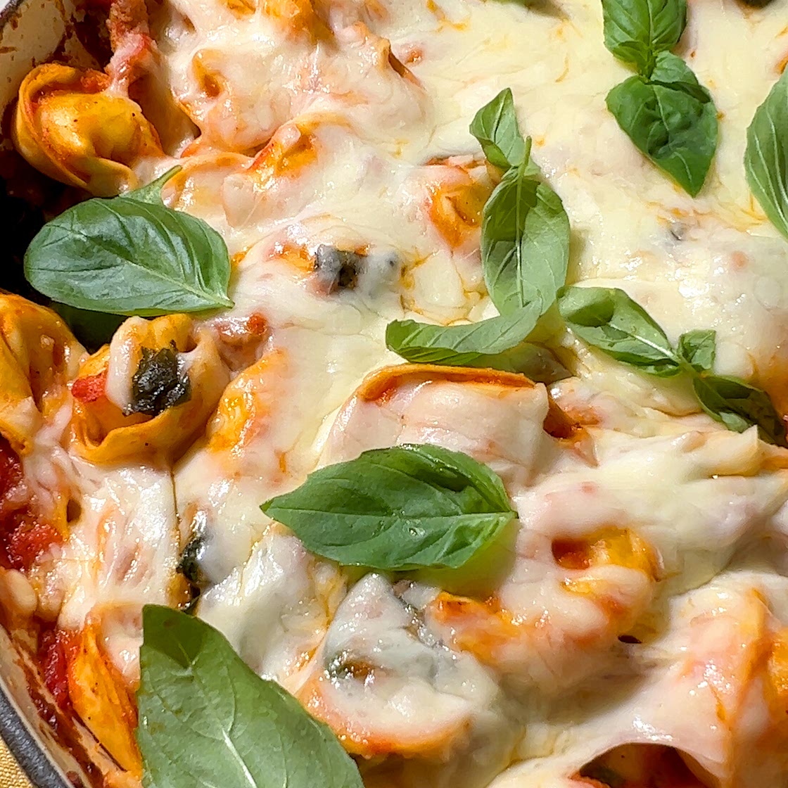 Creamy Tortellini Bake