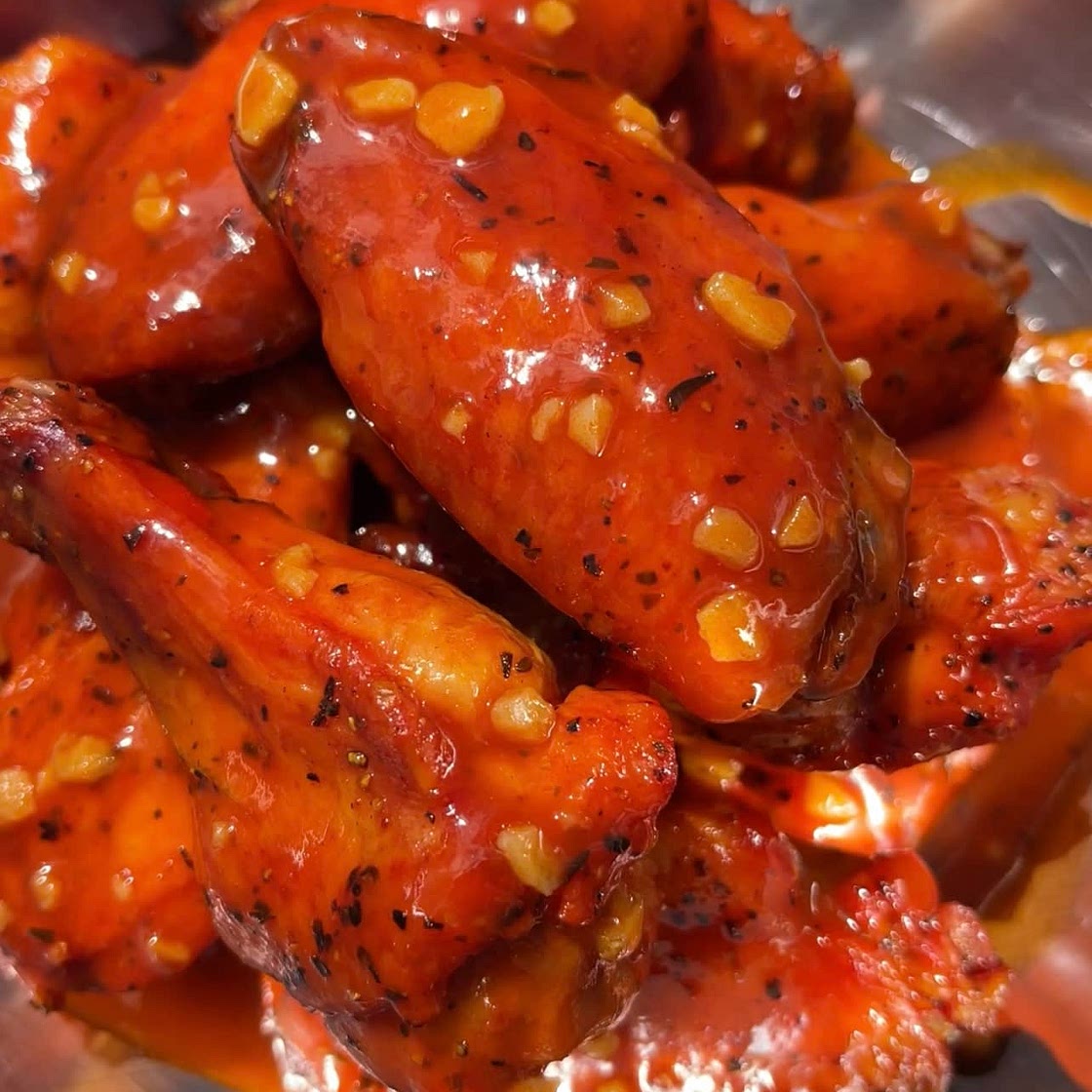 Hot Honey Henessey Wings
