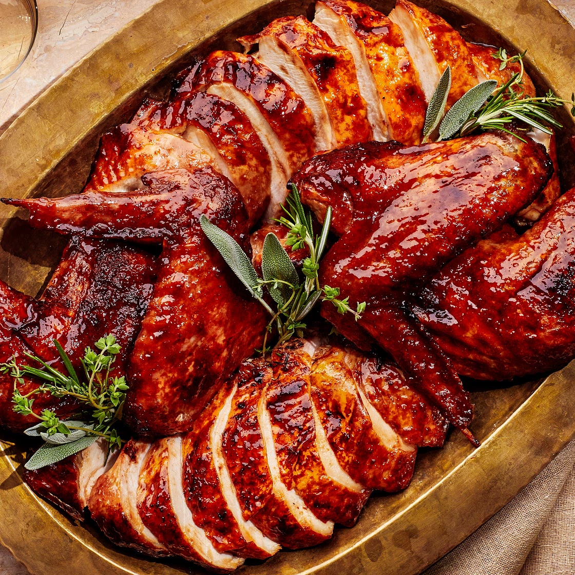 Maple-Butter-Glazed Turkey