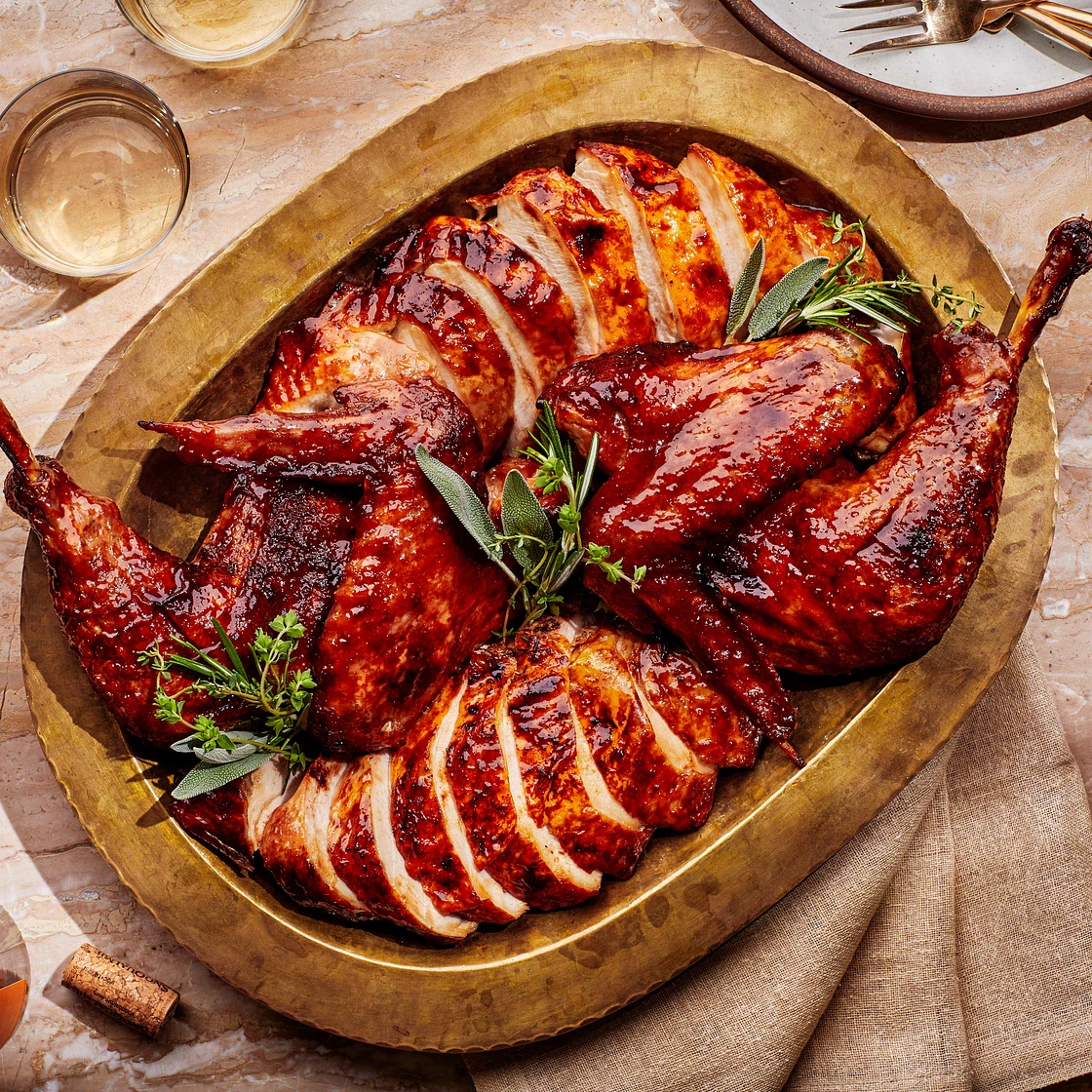 Maple-Butter-Glazed Turkey