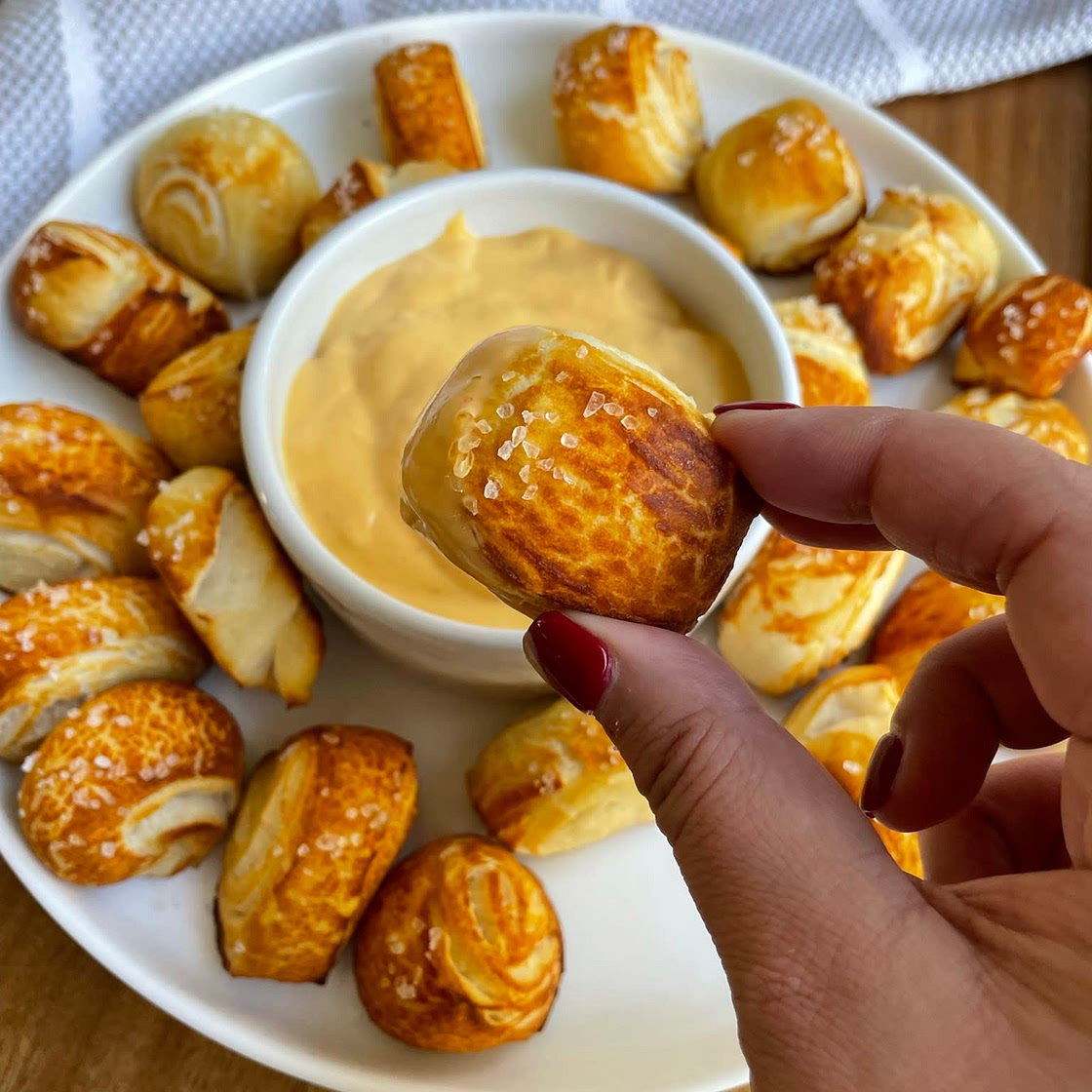 Pretzel bites 